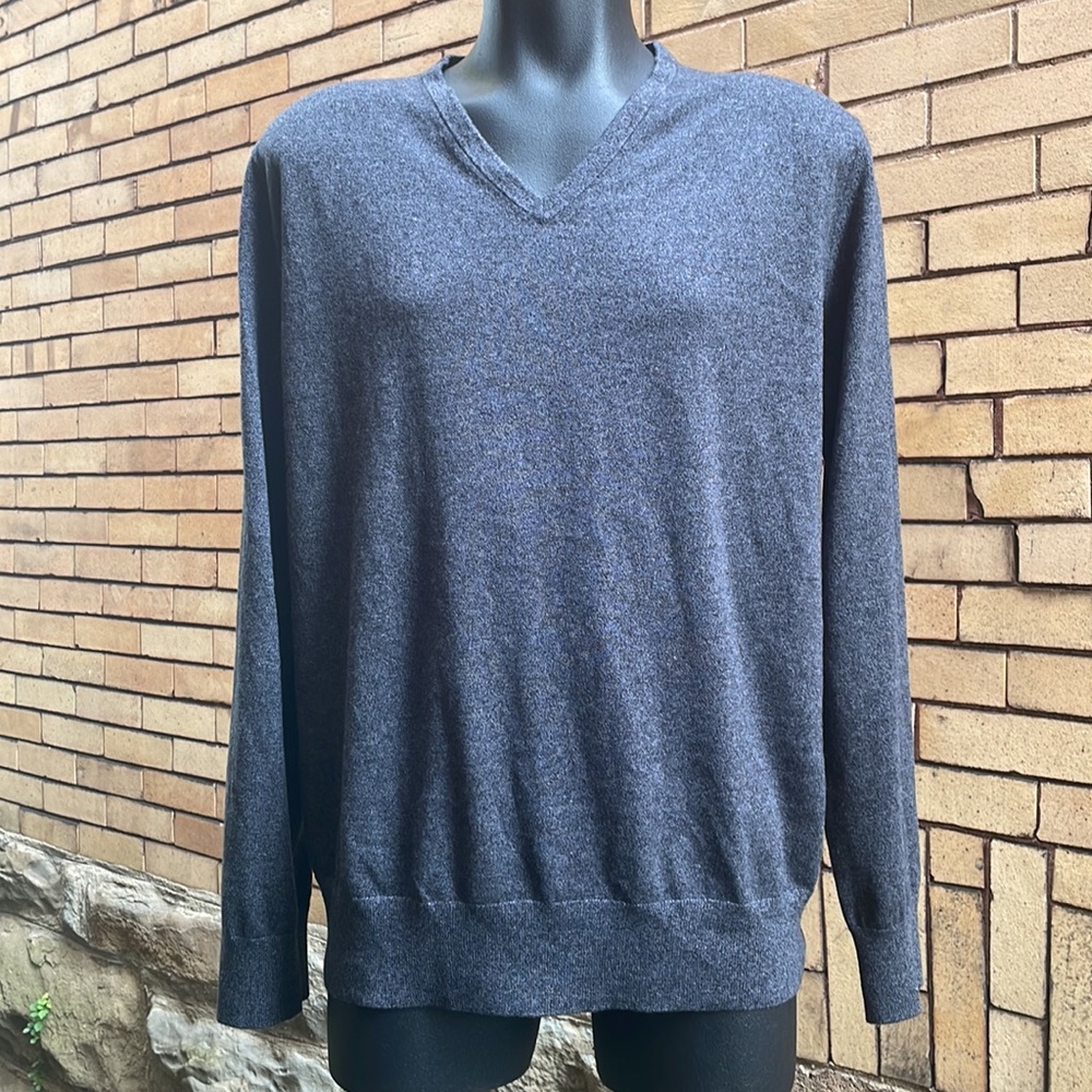 NWT Banana Republic gray silk cashmere blend Sweater Size Extra Large
